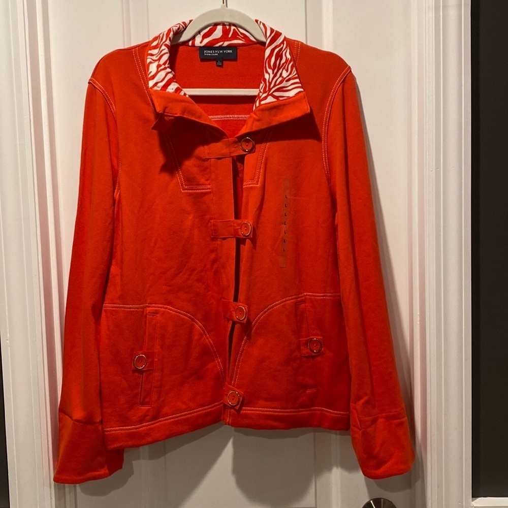 Jones New York button cardigan size L